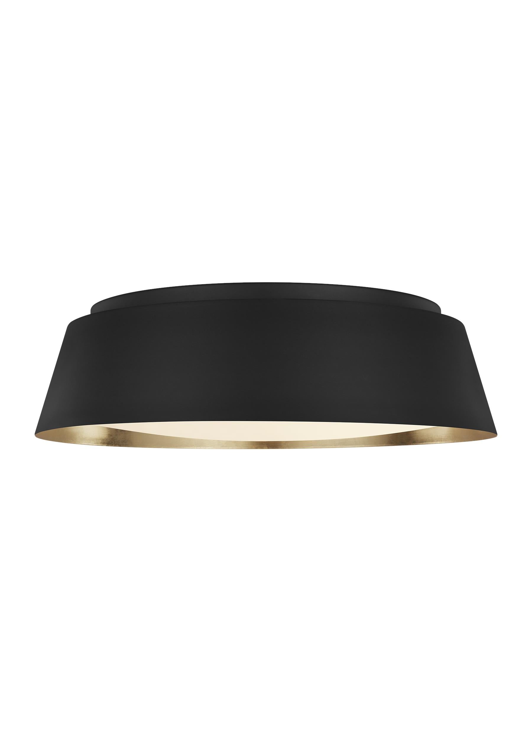ASHER Flush mount Black  - EF1005MBK | GENERATION LIGHTING