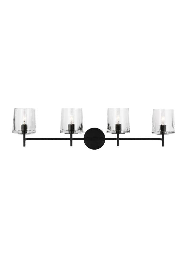 MARIETTA Bathroom wall sconce Black - EV1004AI | GENERATION LIGHTING