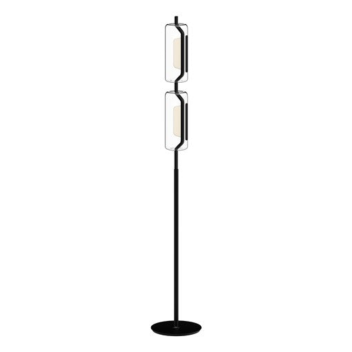 HILO Floor lamp Black INTEGRATED LED - FL28563-BK | KUZCO