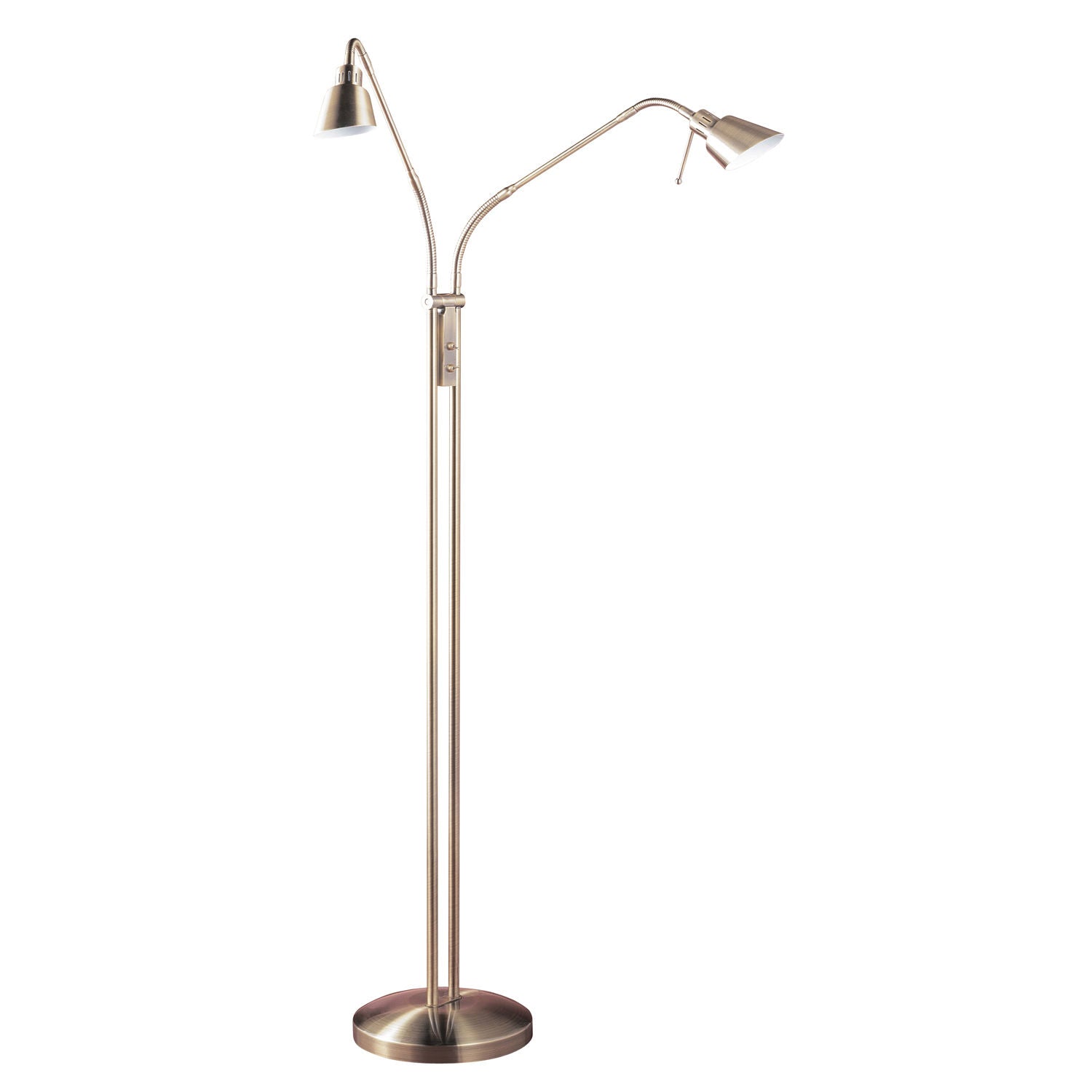 OSLO TWINS Floor lamp Gold - FL4048-2-AB | KENDAL