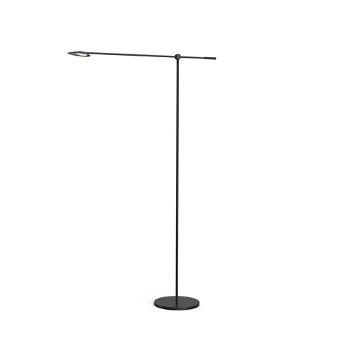ROTAIRE Lampe sur pied Noir DEL INTÉGRÉ - FL90155-BK | KUZCO