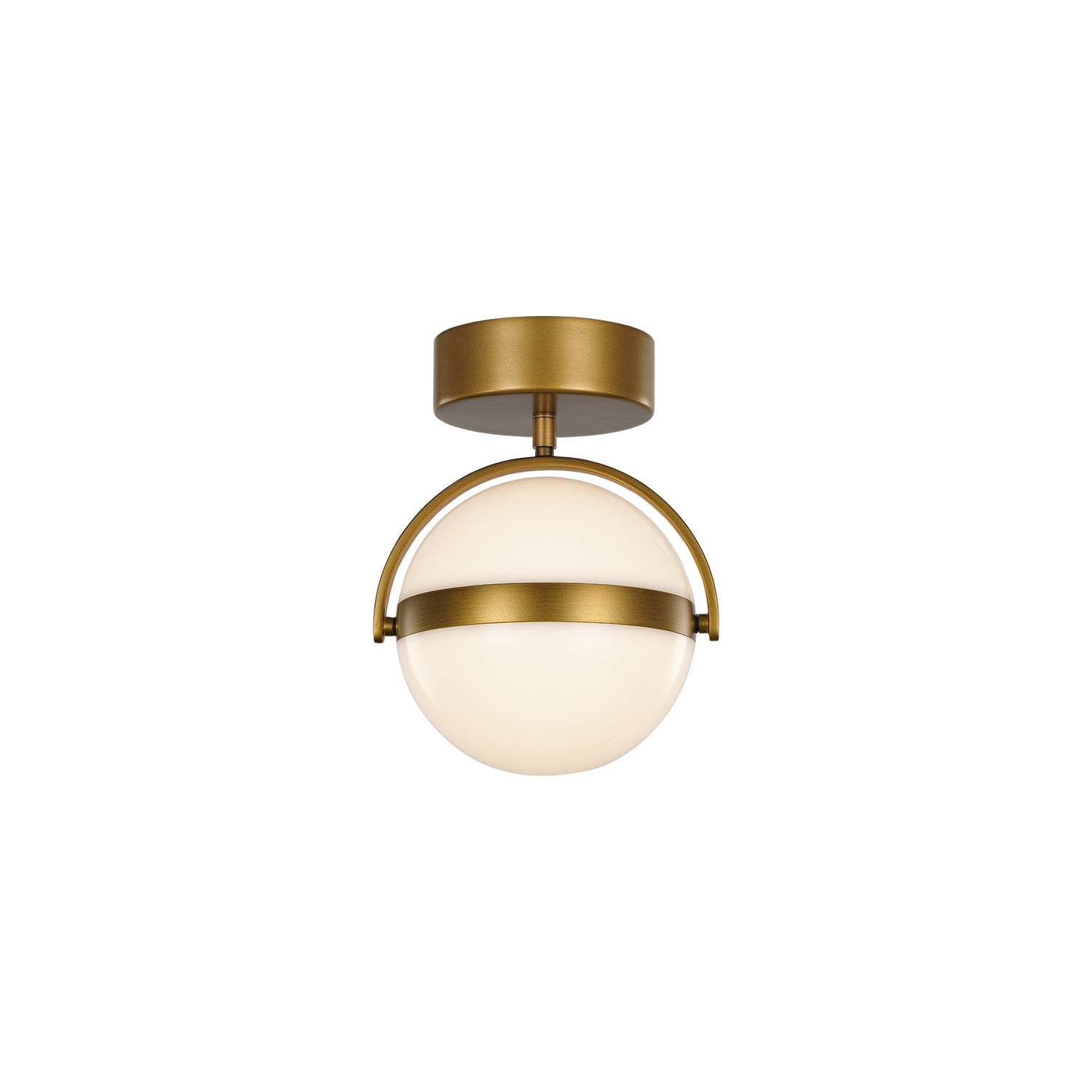 Globo Flush mount Gold INTEGRATED LED - FM301001SG | Alora