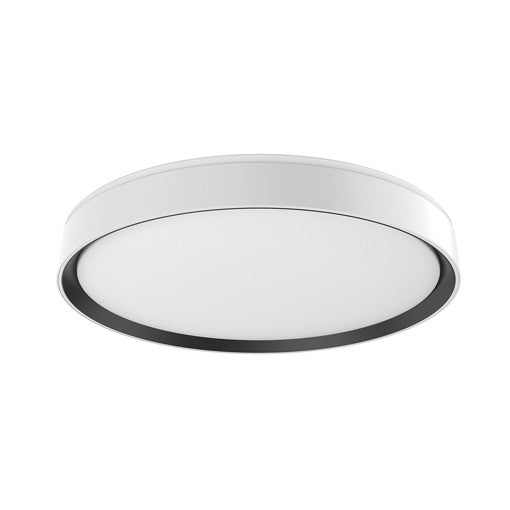 ESSEX Flush mount White, Black INTEGRATED LED - FM43920-WH/BK | Kuzco