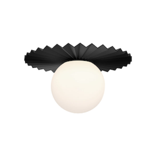 PLUME Plafonnier Noir - FM501212MBOP | ALORA-MOOD