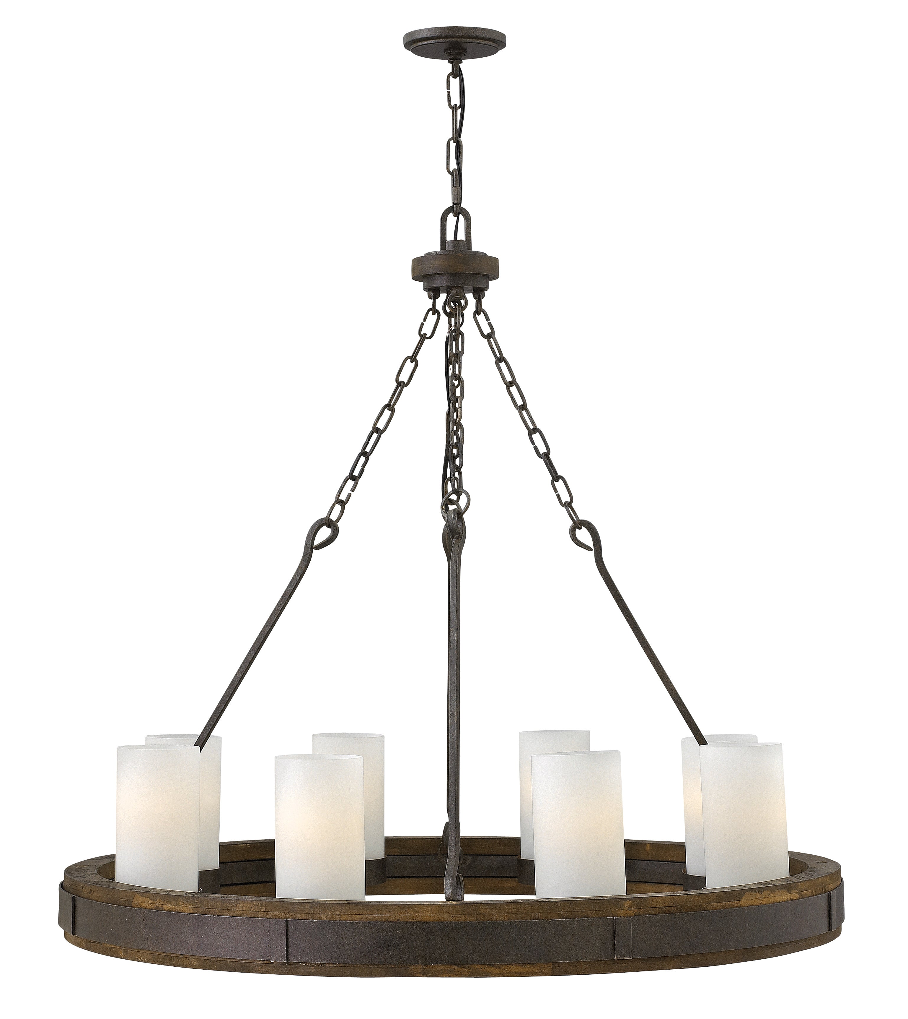 CABOT Chandelier Bronze, Bois - FR48439IRN | HINKLEY