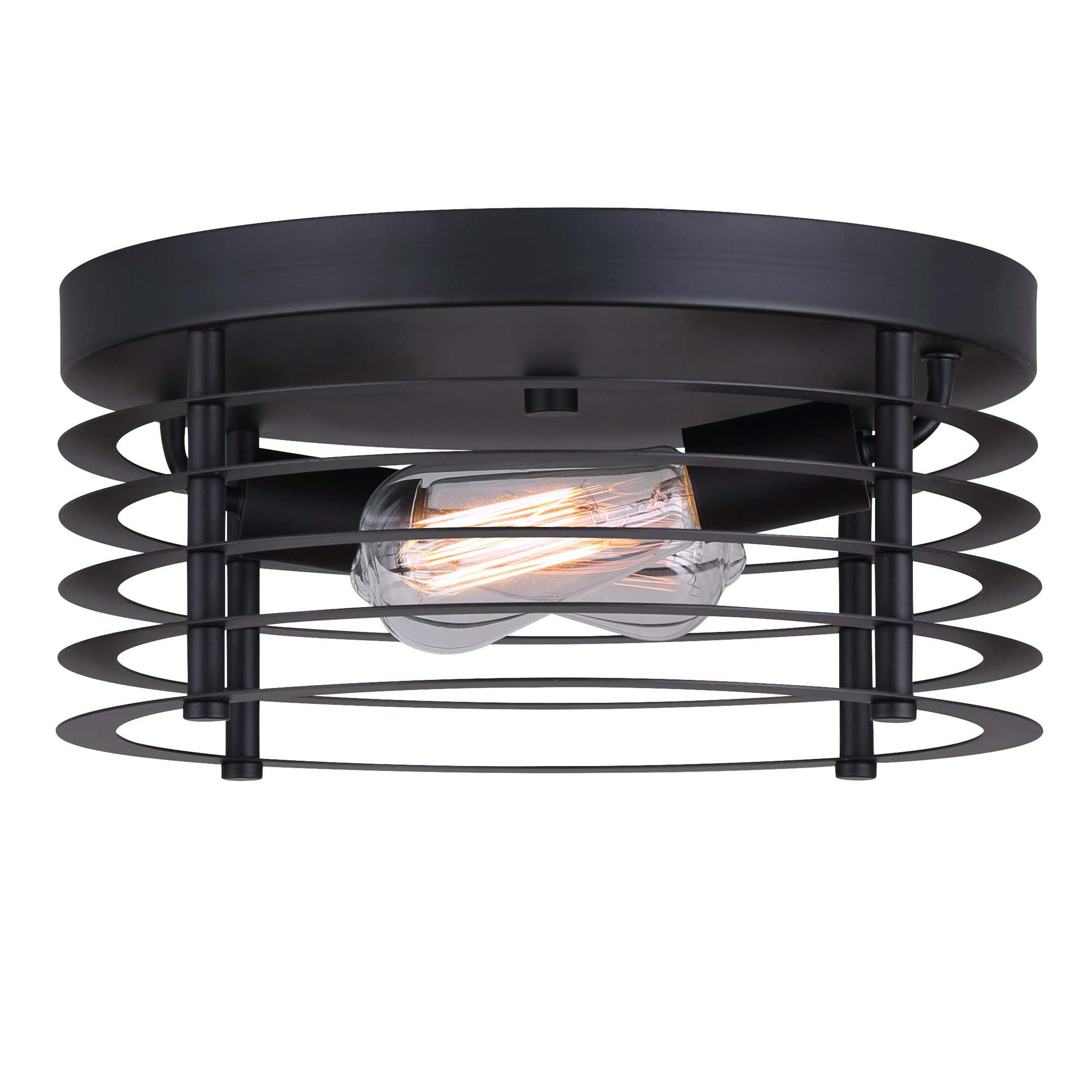 ALDER Flush mount Black - IFM779B13BK | CANARM