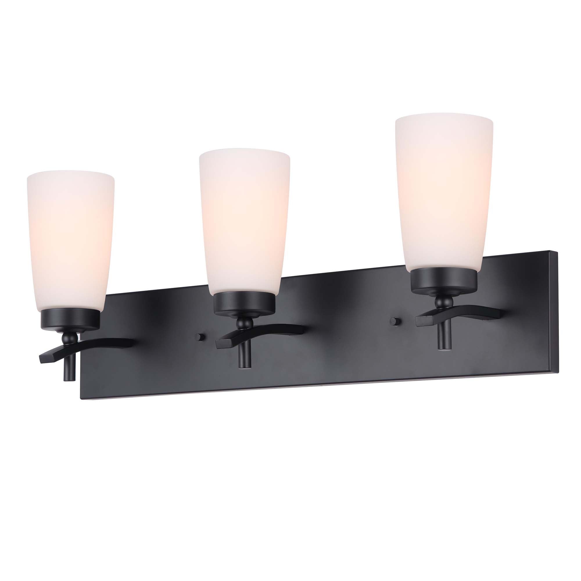 PORTIA Bathroom wall sconce Black - IVL326A03BK | CANARM