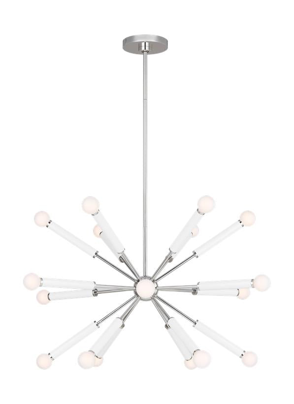 MONROE Suspension Nickel, Blanc - KSC10518PNGW | GENERATION-LIGHTING