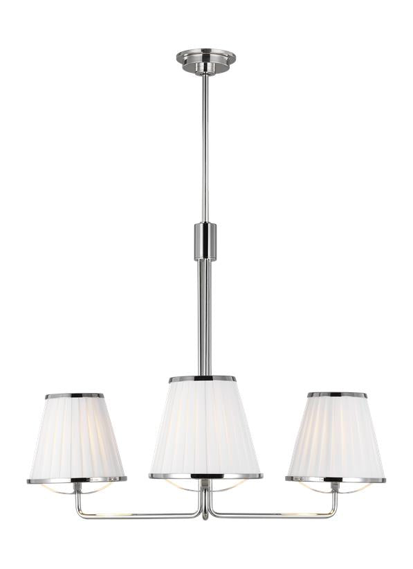ESTHER Chandelier Nickel - LC1173PN | GENERATION LIGHTING