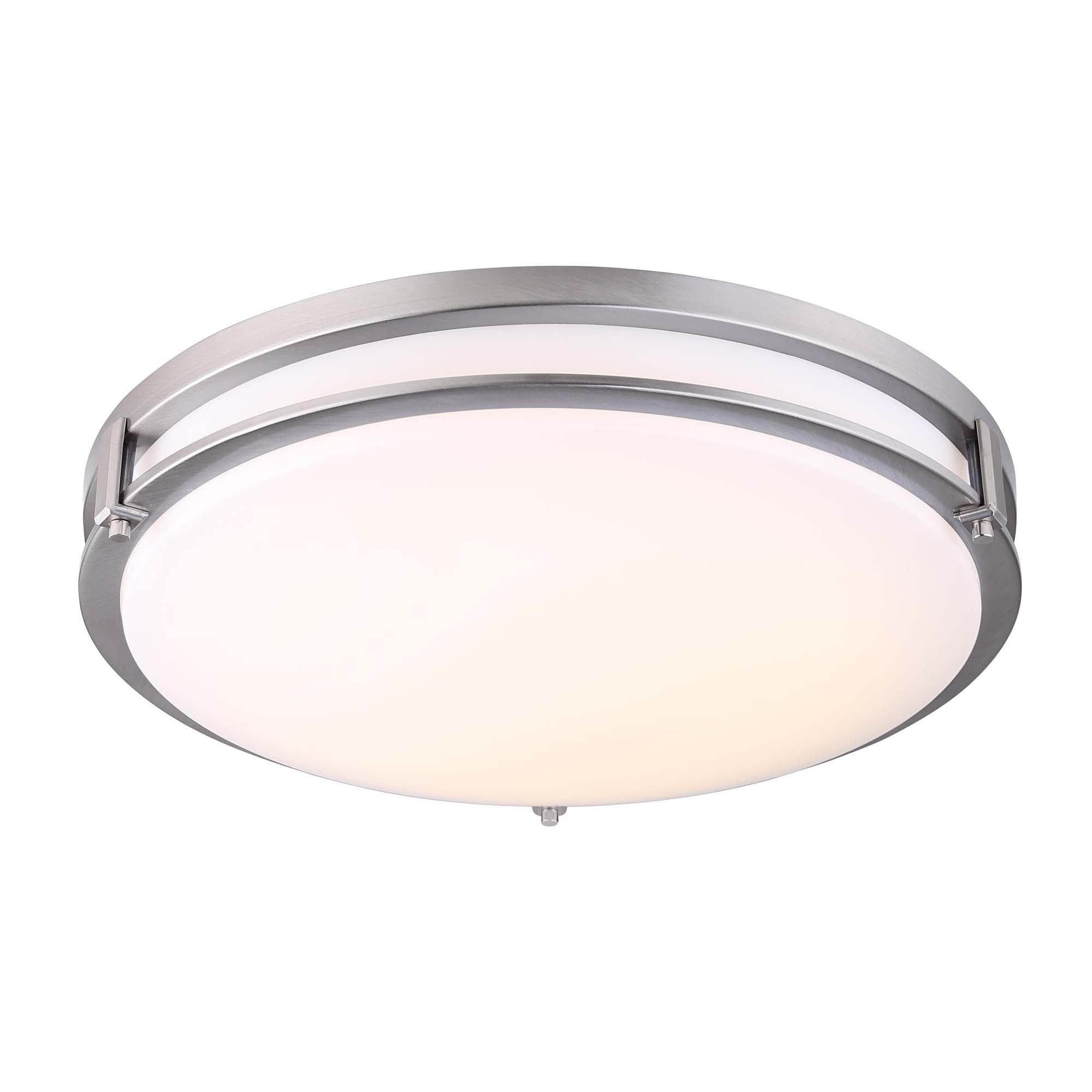 GILDA Flush mount  Nickel INTEGRATED LED - LFM228A19BN | CANARM
