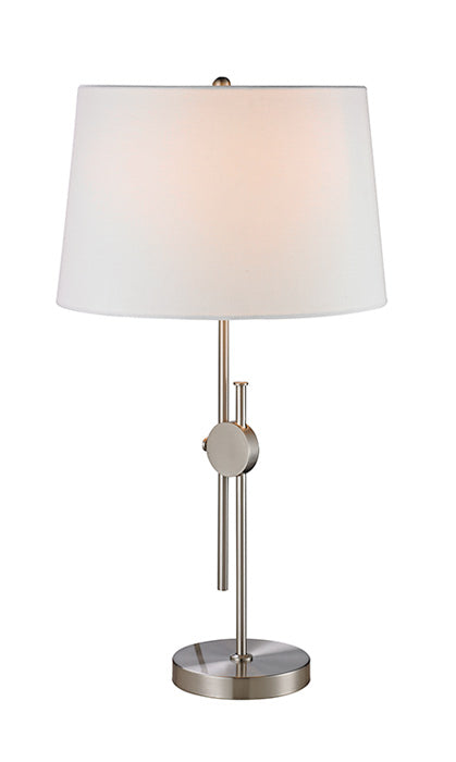 Alexa Lampe sur table Nickel - LL1022 | LUCE LUMEN