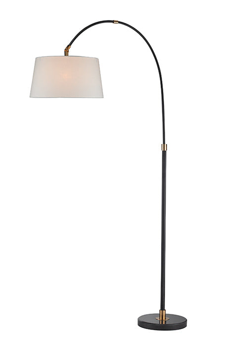 Savannah Lampe sur pied Noir, Or - LL1270 | LUCE LUMEN
