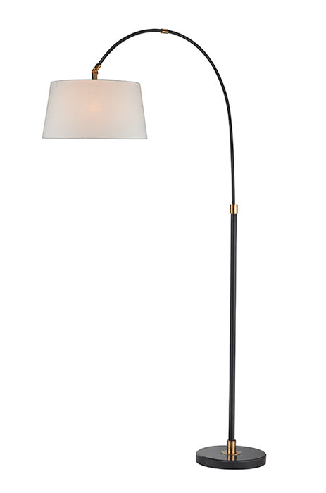 Savannah Lampe sur pied Noir, Or - LL1270 | LUCE-LUMEN