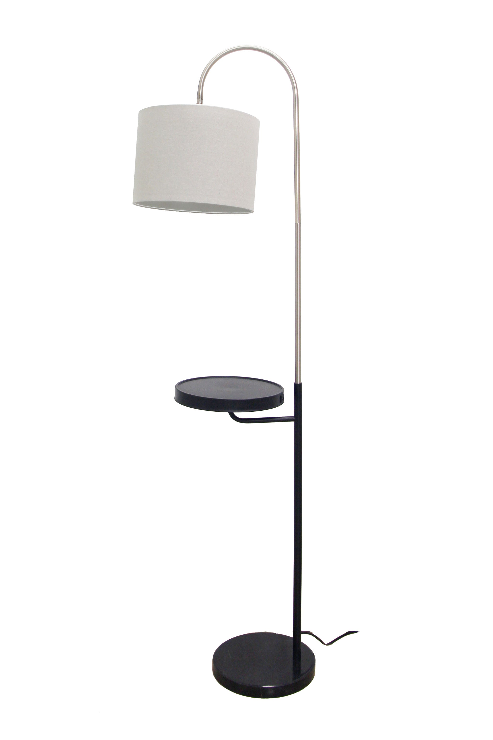 URBAN VOGUE Floor lamp Aluminum, Black - LL1730 | LUCE LUMEN