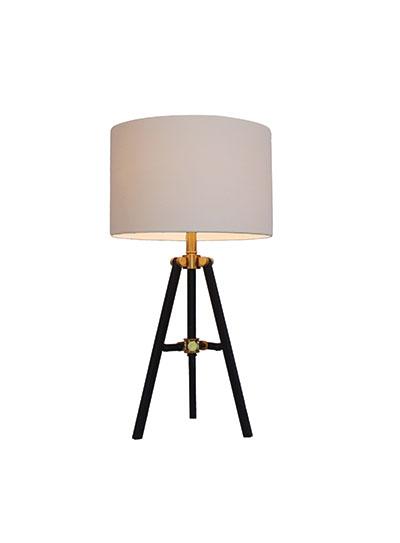 Table lamp Black, Gold - LL1782 | LUCE LUMEN