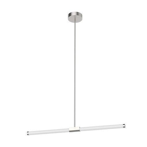 AKARI Suspension lineaire Nickel DEL INTÉGRÉ - LP18537-BN | KUZCO