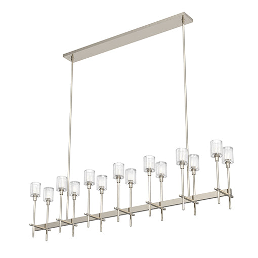 SALITA Suspension lineaire Nickel - LP314314PNRC | ALORA