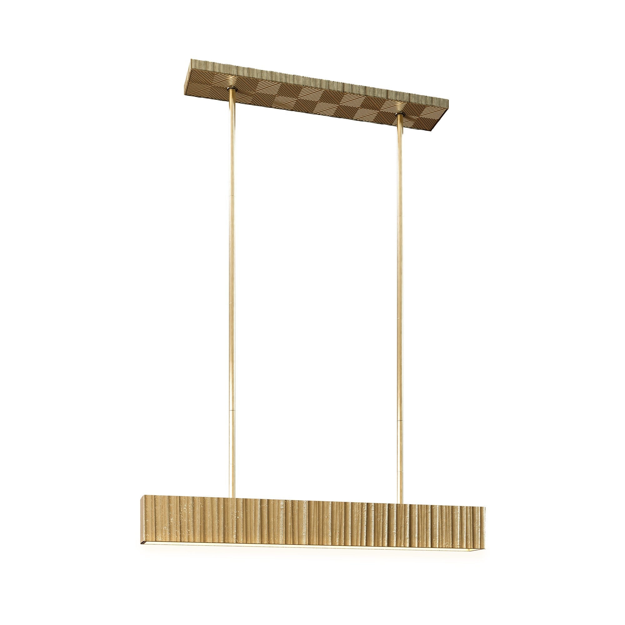 KENSINGTON Linear pendant Gold INTEGRATED LED - LP361240VB | ALORA