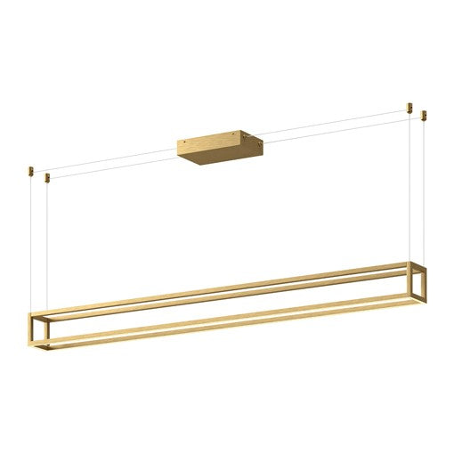 PLAZA Linear pendant Gold INTEGRATED LED - LP45560-BG | KUZCO