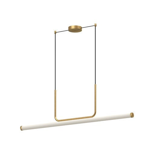 VESPER Linear pendant Gold INTEGRATED LED - LP73048-BG | KUZCO