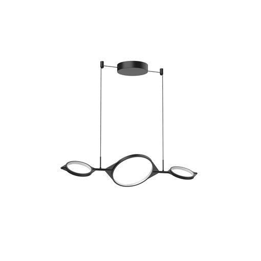 SERIF Suspension Noir DEL INTÉGRÉ - LP84434-BK | KUZCO