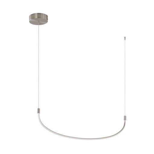 TALIS Suspension lineaire Nickel DEL INTÉGRÉ - LP89036-BN | KUZCO