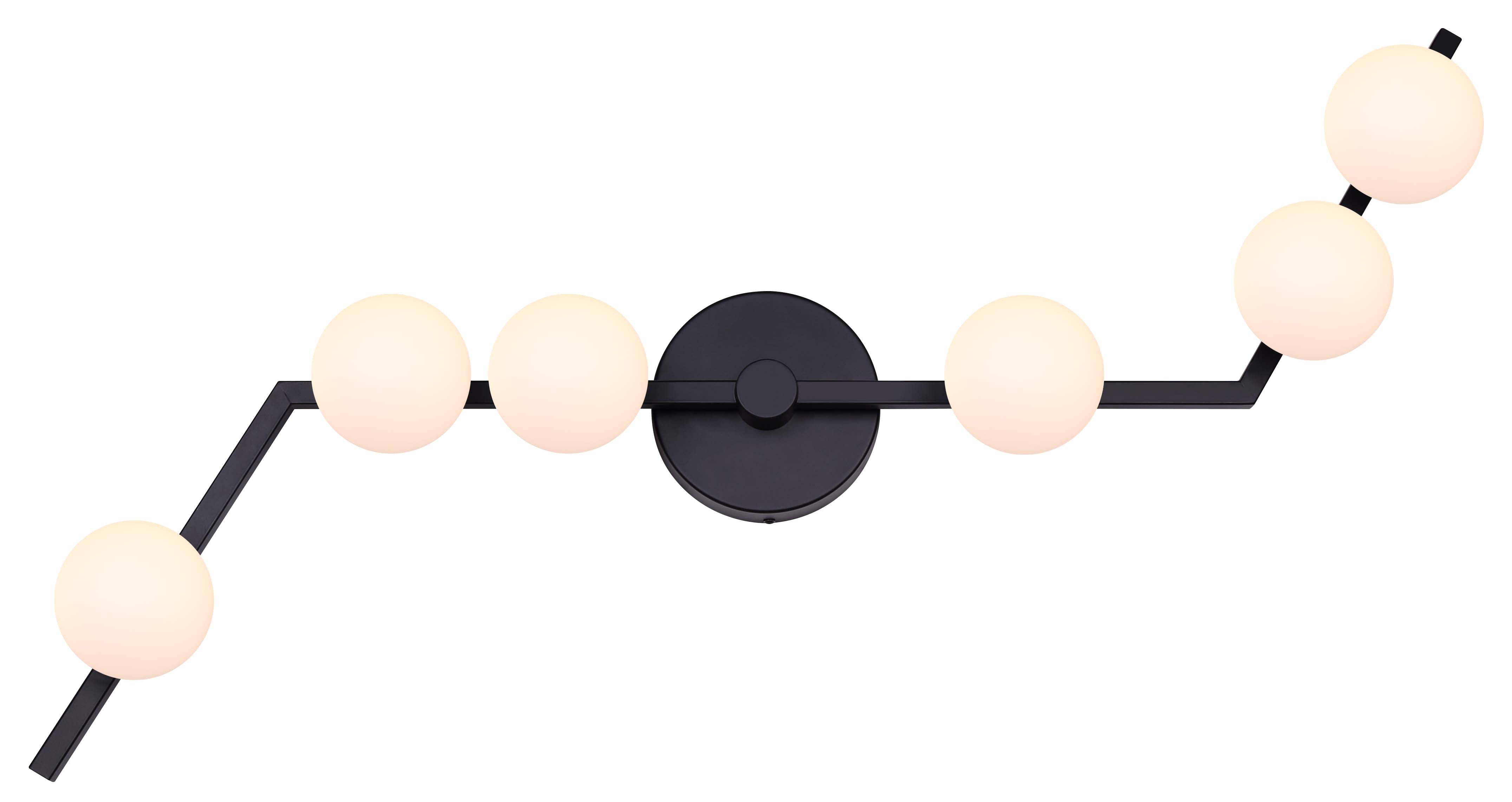 NYLAH Wall sconce Black INTEGRATED LED - LT233A06BK | CANARM