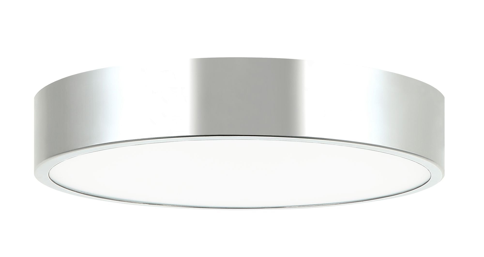 PLATO Flush mount  Chrome INTEGRATED LED - M13701CH | MATTEO