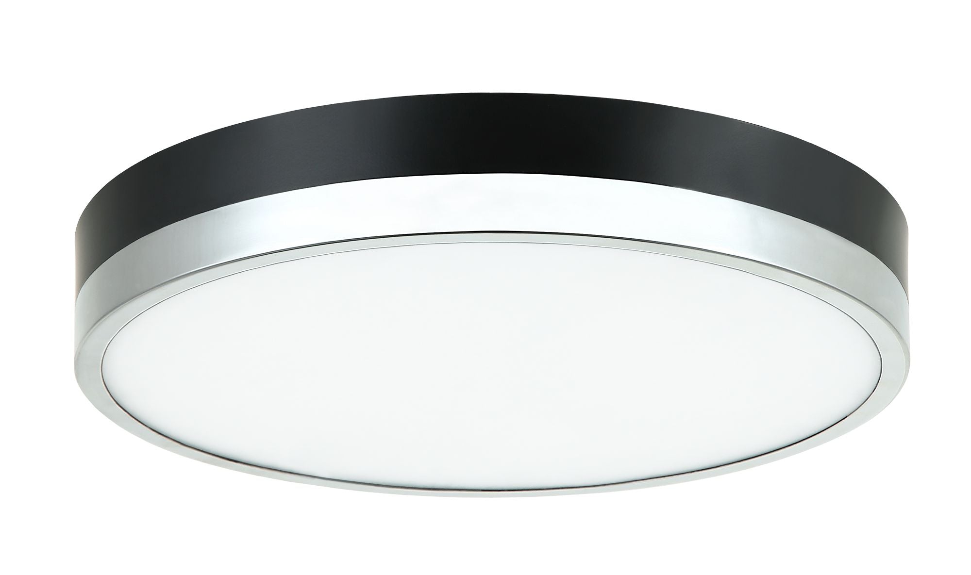 TONE Flush mount  Black, Chrome INTEGRATED LED - M15301BKCH | MATTEO