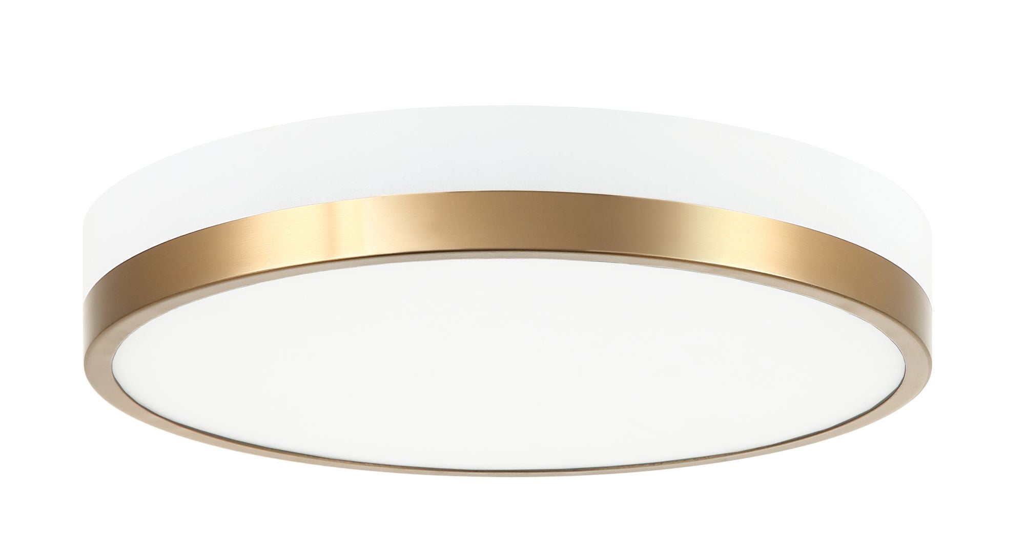 TONE Flush mount  White, Gold INTEGRATED LED - M15301WHAG | MATTEO