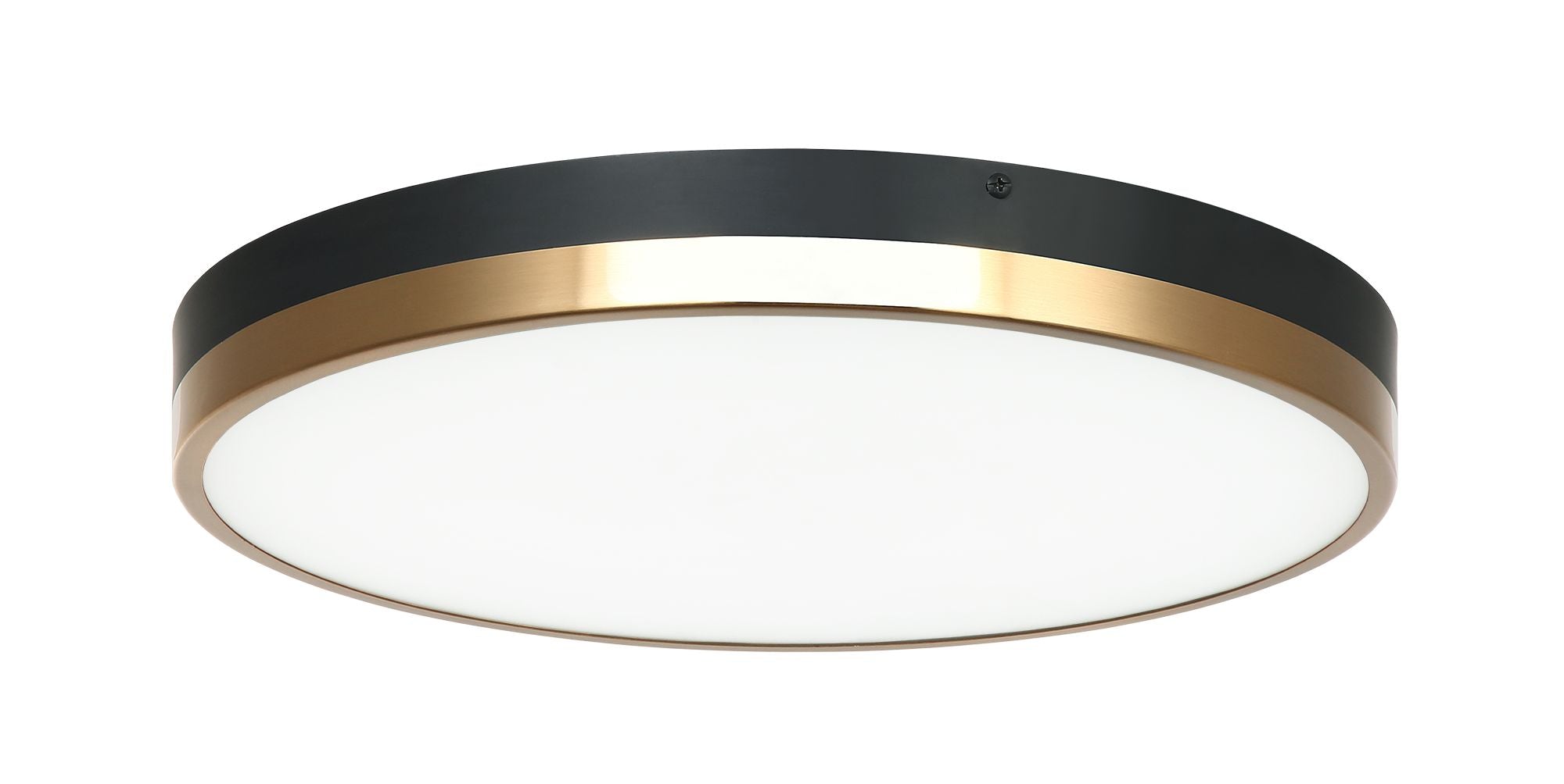 TONE Flush mount  Black, Gold INTEGRATED LED - M15302BKAG | MATTEO