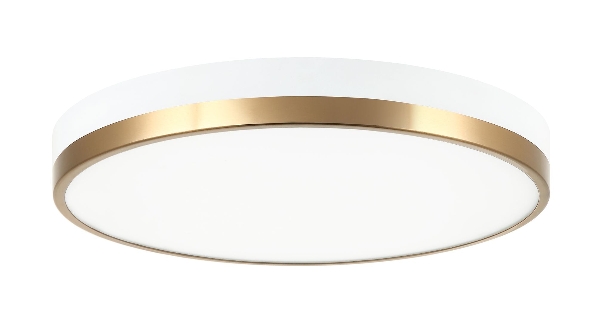 TONE Flush mount  White, Gold INTEGRATED LED - M15302WHAG | MATTEO