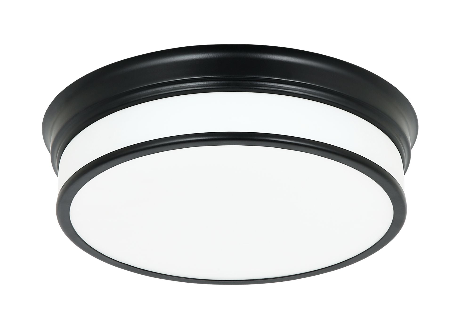 NAVO Flush mount  Black INTEGRATED LED - M15401BK | MATTEO