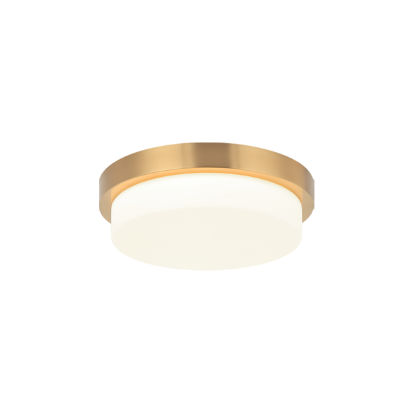 DURHAM Flush mount  Gold INTEGRATED LED - M15901AG | MATTEO