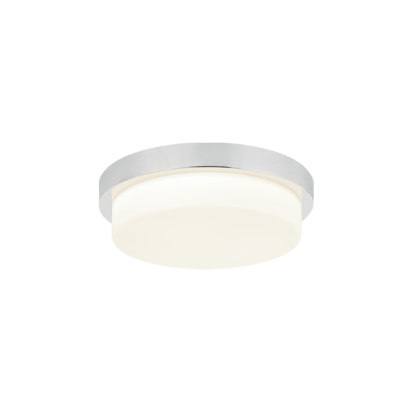DURHAM Flush mount  Chrome INTEGRATED LED - M15901CH | MATTEO