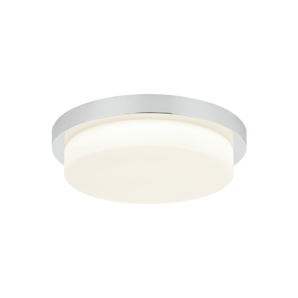 DURHAM Flush mount  Chrome INTEGRATED LED - M15902CH | MATTEO