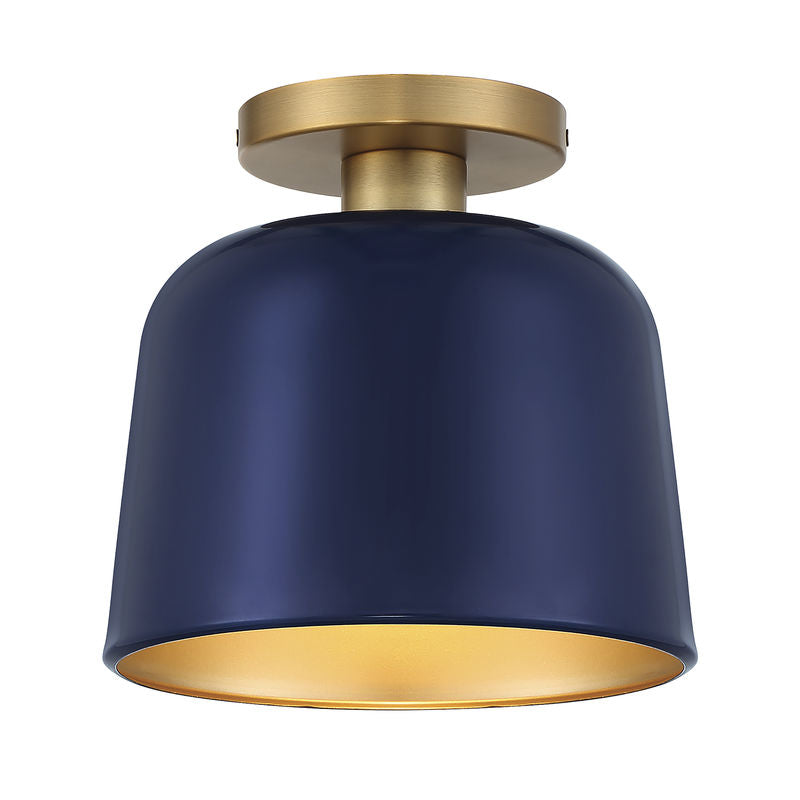 Semi flush mount Blue, Gold - M60067NBLNB | SAVOYS