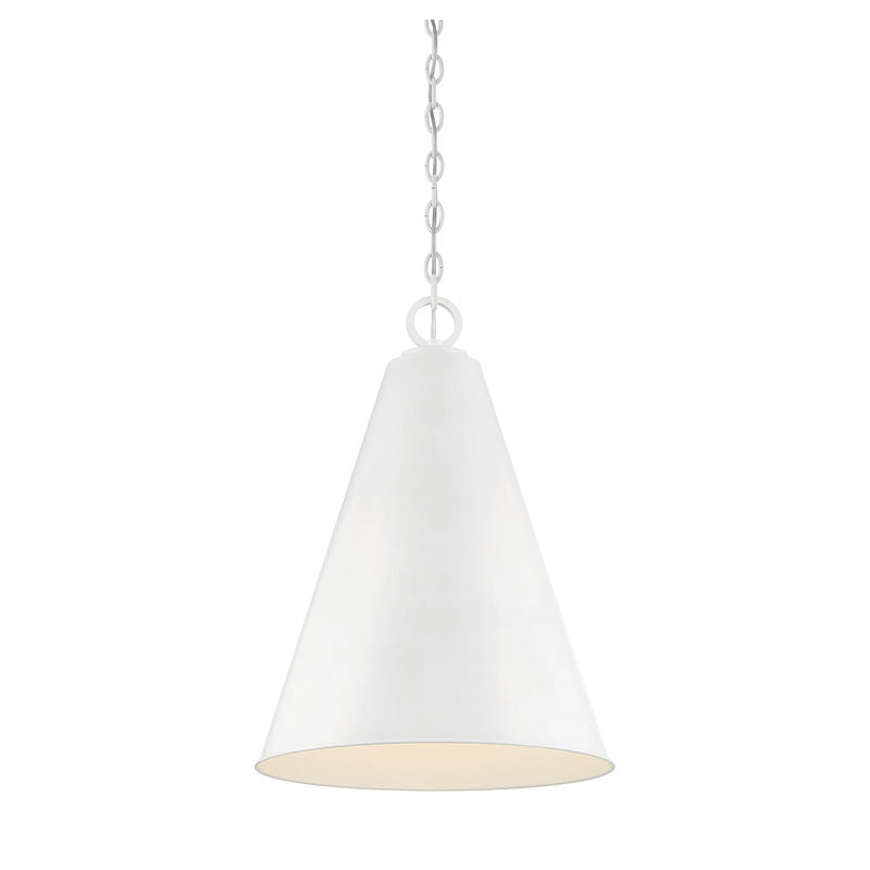 Suspension simple Blanc - M70112WH | SAVOYS
