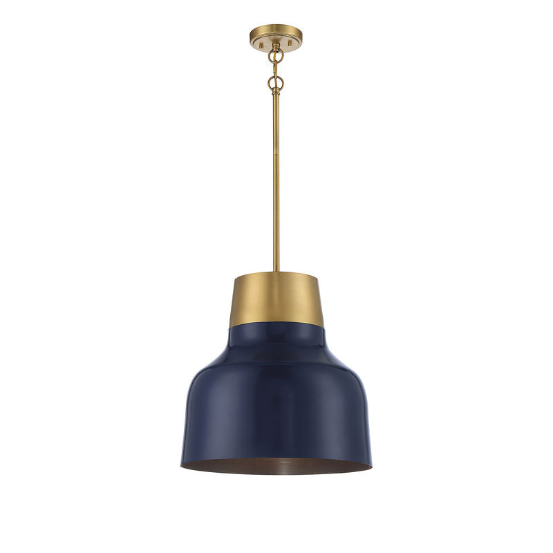 Suspension simple Bleu, Or - M70115NBLNB | SAVOYS