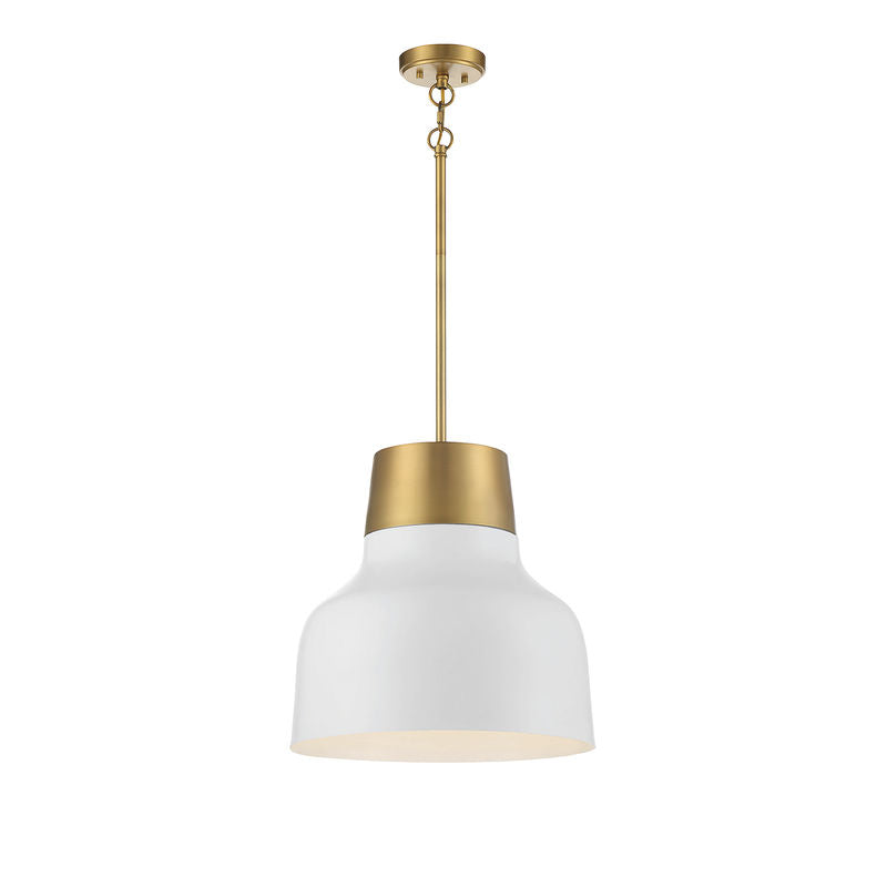 Suspension simple Blanc, Or - M70115WHNB | SAVOYS
