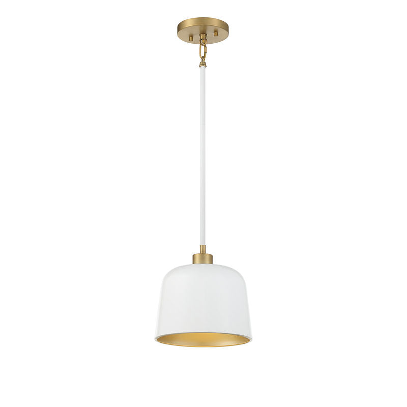 Suspension simple Blanc, Or - M70118WHNB | SAVOYS