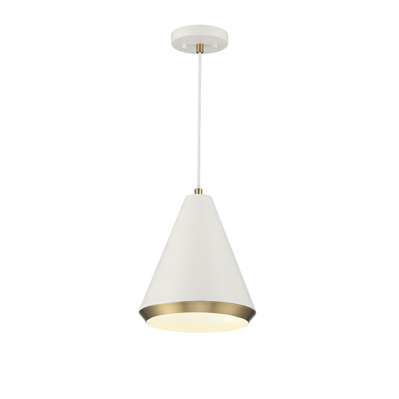 Suspension simple Blanc, Or - M70122WHNB | SAVOYS