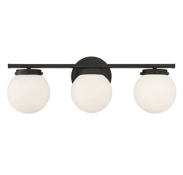 Bathroom wall sconce Black - M80023MBK | SAVOYS