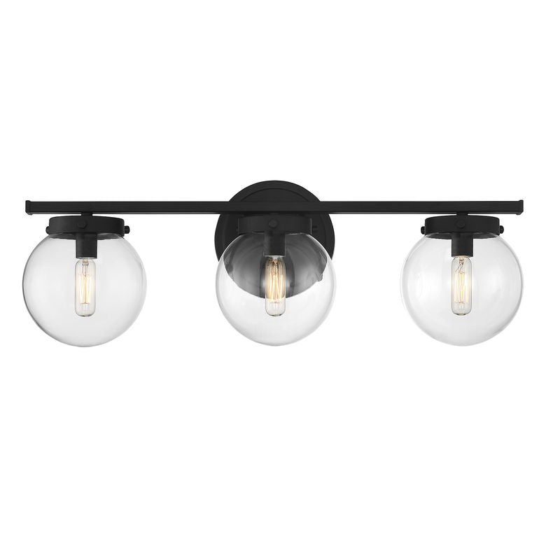 Bathroom wall sconce Black - M80024MBK | SAVOYS