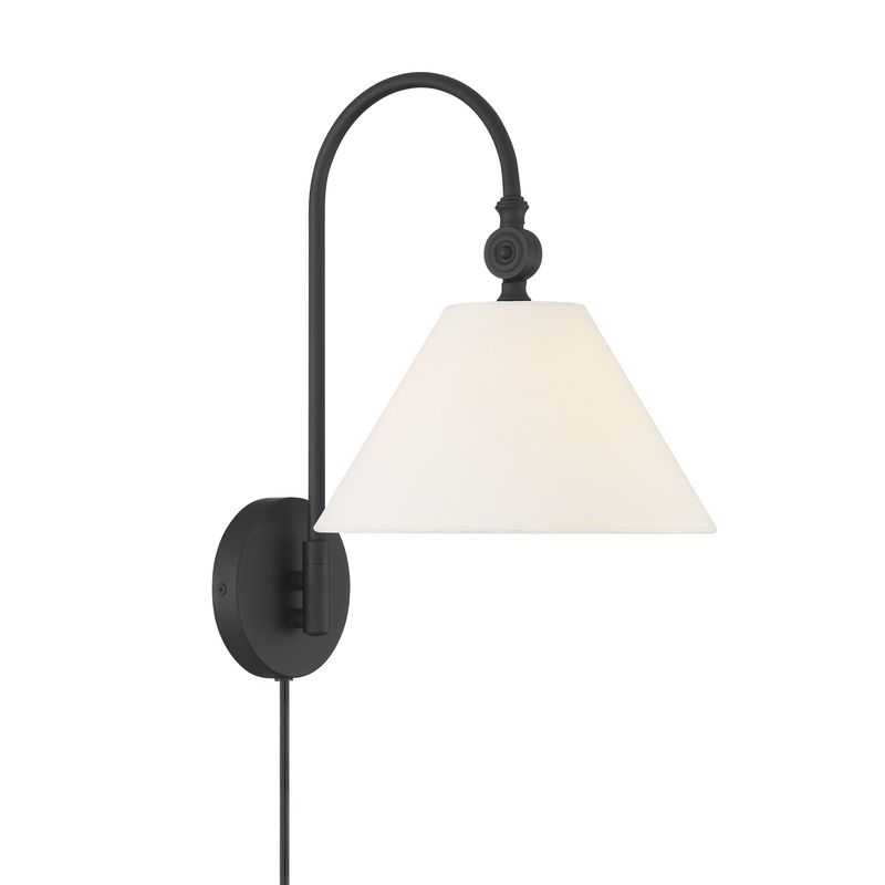 Wall sconce Black - M90085MBK | SAVOYS