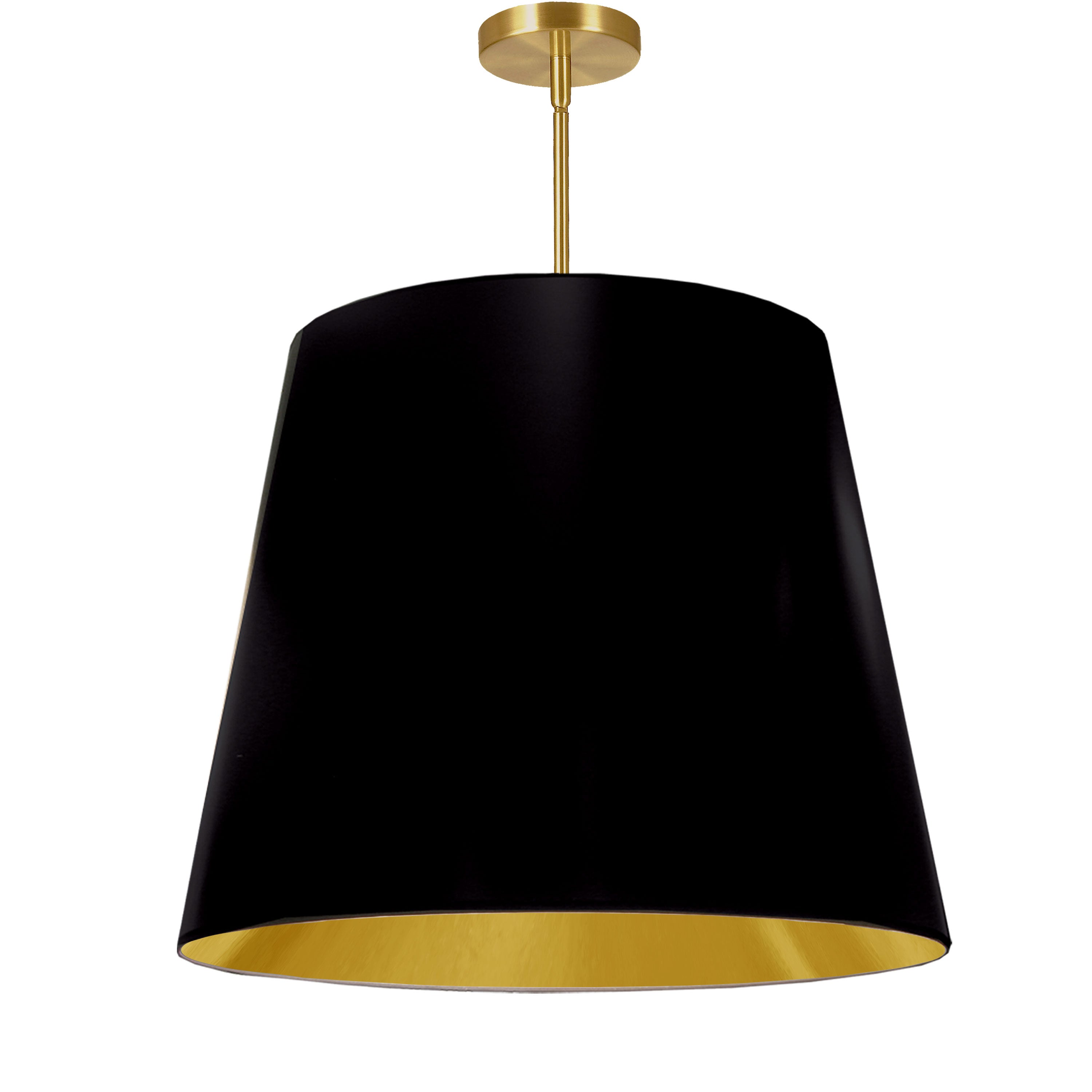 OVERSIZED-DRUMS Pendant Gold, Black - ODR-L-698 | Dainolite
