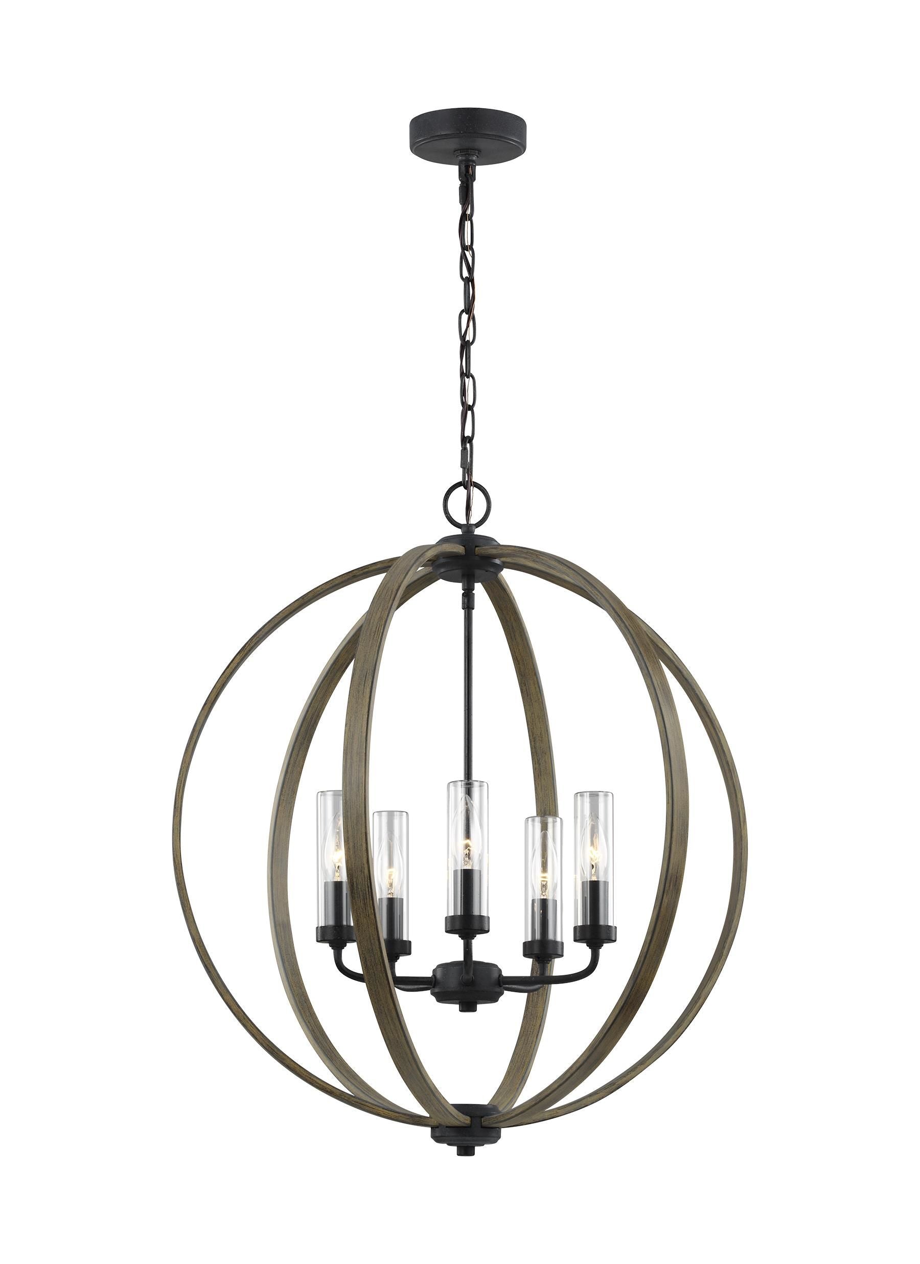 Allier Outdoor pendant Wood, Black - OLF3294/5WOW/AF | FEISS