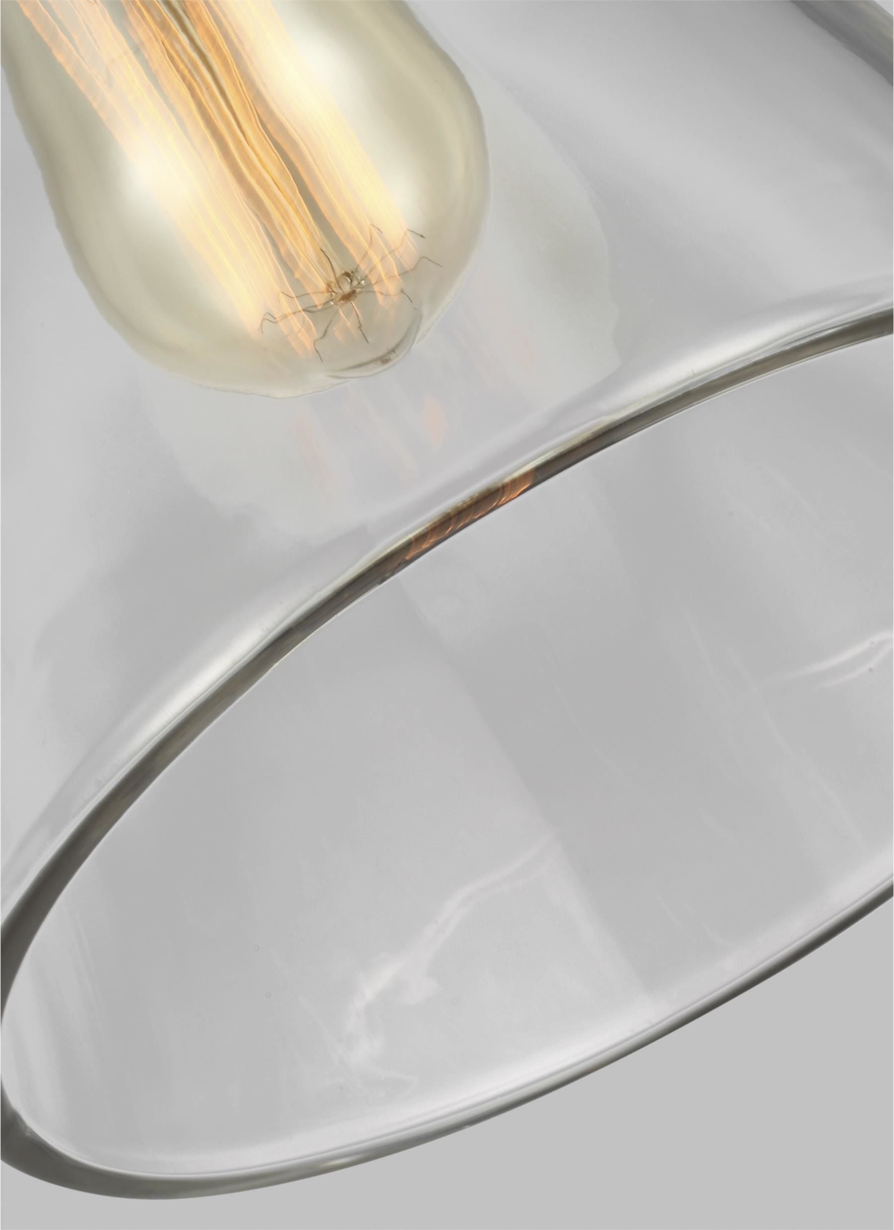 Baskin Suspension simple Nickel - P1347PN | GENERATION LIGHTING