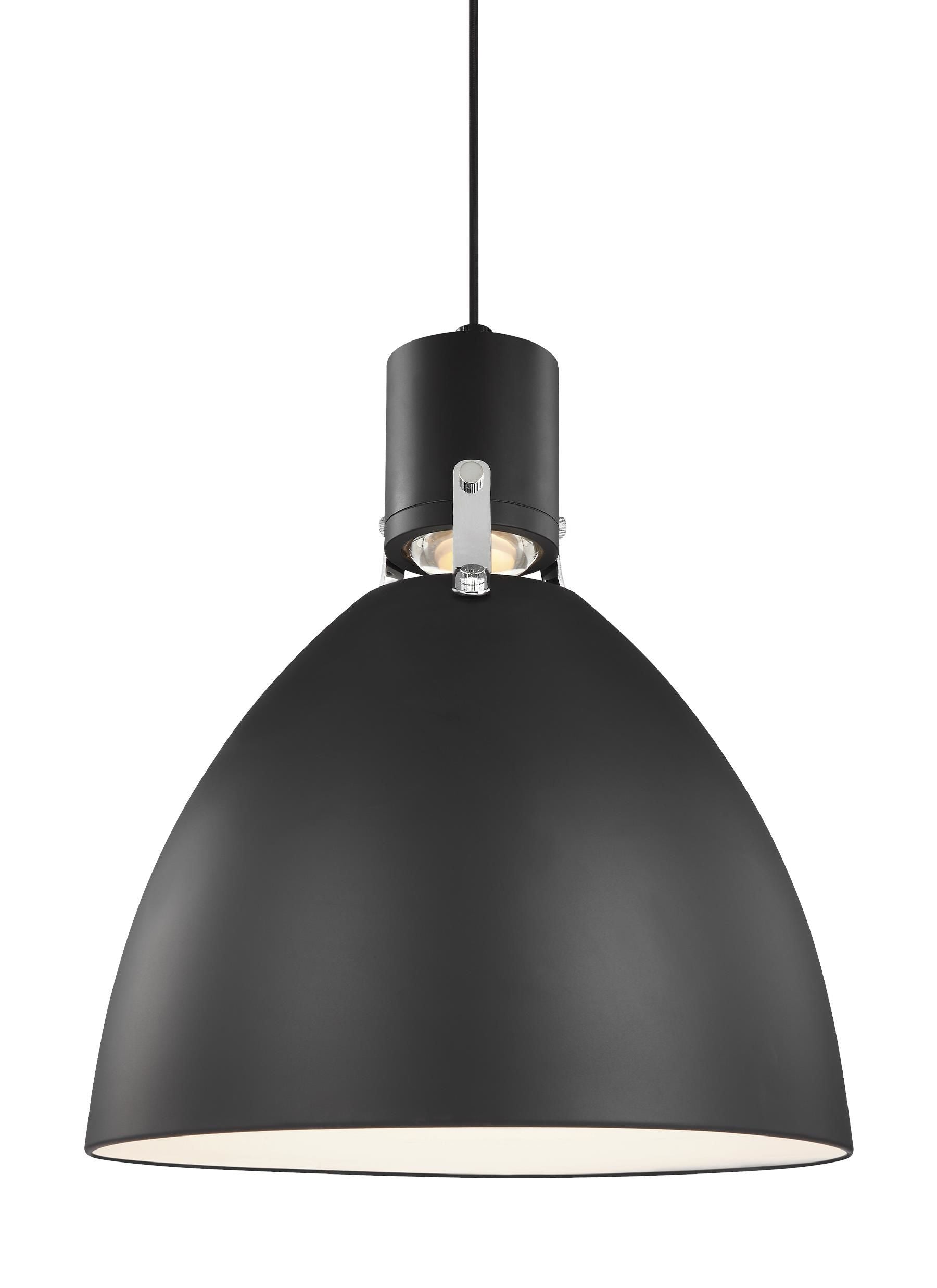 Brynne Suspension simple Noir - P1442MB-L1 | GENERATION LIGHTING