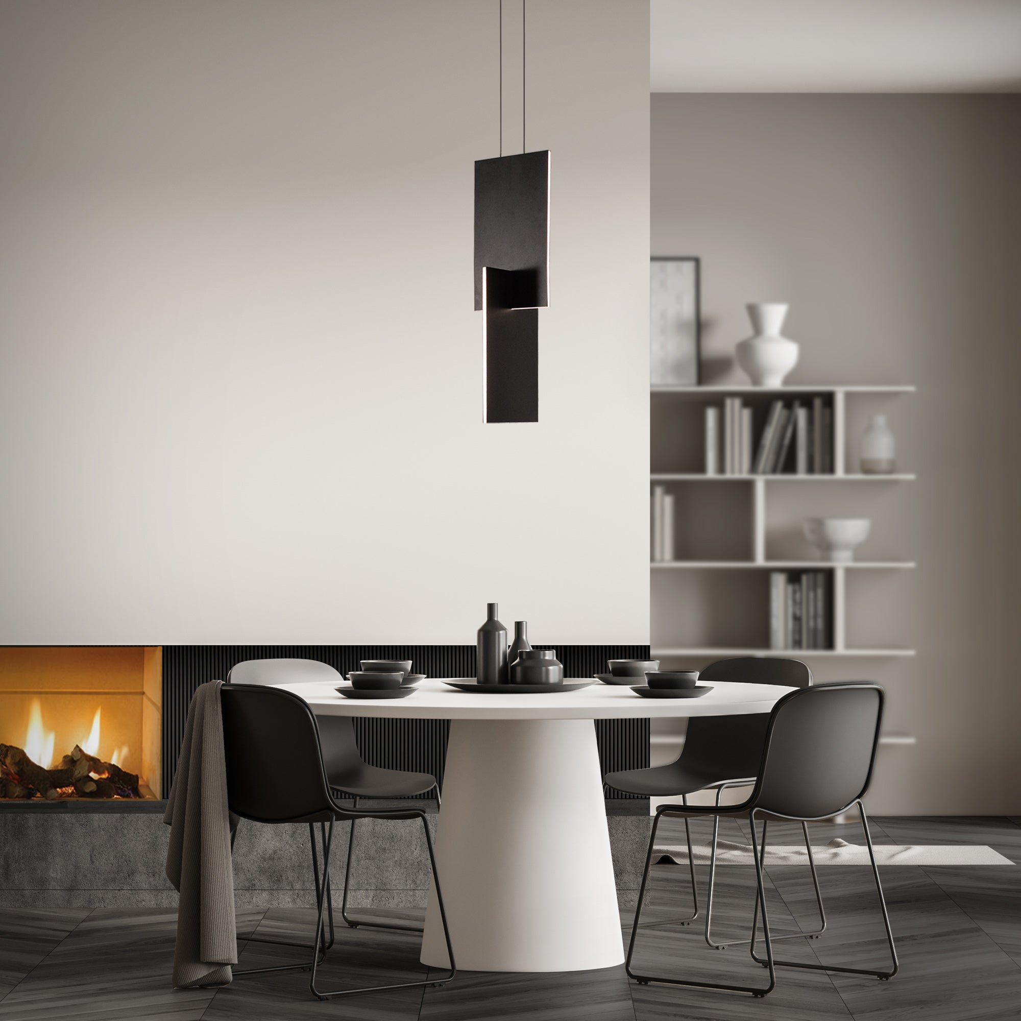 AMARI pendant Gold INTEGRATED LED - PD-79032-BK | MODERN FORMS